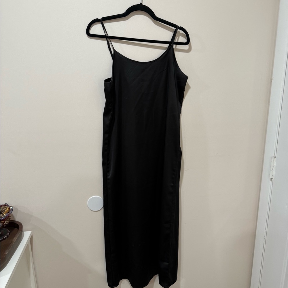 Elegant Black Slip Dress